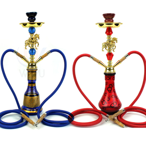 Trung Quốc Woyu Ngựa Hookah 2 Ống Thủy Tinh Shisha Đèn Lồng Hookah Nargile Barware Eagle Hookah Động Vật - Product Image 1