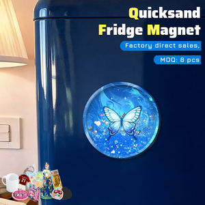 Magnete in Acrilico con Sabbie Mobili e Immagine Personalizzata per Arredamento Cucina Moderna e Regali Personalizzati - Product Image 5