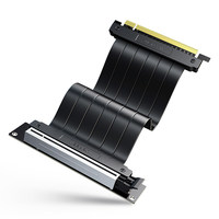 Green Alliance PCIe3.0 USB3.0 External Graphics Card X16 Extension Cord 90 Vertical Orientation 0.24m Aluminum Adapter