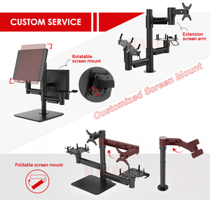 Màn hình kép đứng hiển thị thương mại <span class=keywords><strong>POS</strong></span> màn hình gắn máy <span class=keywords><strong>POS</strong></span> đứng cực gắn giải pháp - Product Image 6