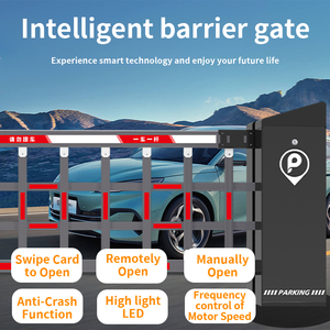 Torniquete de puerta de barrera oscilante motorizada Sistema de estacionamiento de automóvil único con características premium para estacionamiento de centro comercial - Product Image 4