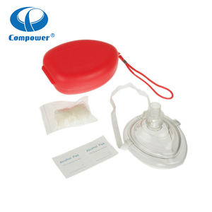 Compower Muestra Respiración libre Respiración artificial Entrenamiento Barrera Aparato Desinfección Válvula reutilizable Bolsa <span class=keywords><strong>Cpr</strong></span> Máscara - Product Image 2