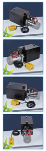 Mini groupe hydraulique 2000 psi 12, pompe à double action avec engrenages inclus pour la construction, l'agriculture, les machines agricoles et les déneigeurs - Product Image 4