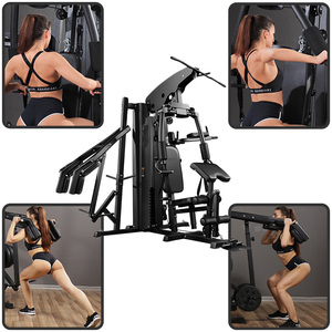 Máquina de Gimnasio Multifuncional, Estación de Entrenamiento de Fuerza, Palestra Multifuncional, Gimnasio en Casa con Pesas, Completo, Unisex - Product Image 2
