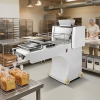 Machine à façonner les pains de mie commerciale, poids de la pâte 50-1200g, certifiée CE, équipement de boulangerie en acier inoxydable