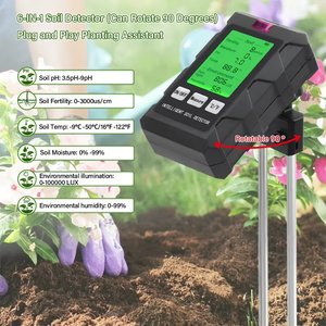 Medidor de Suelo 6 en 1, Medidor de EC del Suelo, Herramienta Digital para Analizar el Suelo de Plantas, Flores, Frutas y Cultivos - Product Image 3