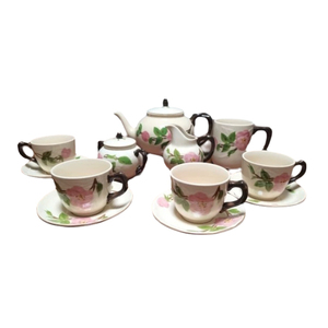 Ensemble de tasses à thé en céramique à motif floral de style japonais, avec couvercle 3D mignon, pour cadeaux d'affaires personnalisés - Product Image 5