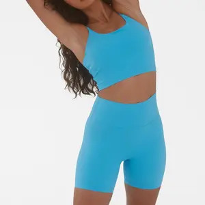 Nouveaux produits vêtements d'été pour femmes vêtements de sport personnalisés ensembles de yoga athlétique respirant vêtements de sport