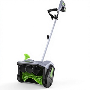 Soprador de Neve Elétrico Sem Fio 13\" 20V 4Ah Bateria 300lb/min Remoção de Neve 19FT Distância de Lançamento Leve - Product Image 1