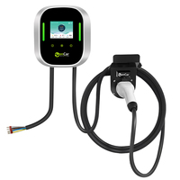 Chargeur mural personnalisé Wpro 32A IP66 Type 2 pour véhicule électrique 7kW Type 2 AC Station de recharge pour véhicule électrique TPU APP WIFI Carte RFID