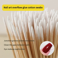 Colormark vernis à ongles Gel dissolvant cotons-tiges Double extrémité pointu hygiénique nettoyage maquillage Nail Art tatouage sourcil coton