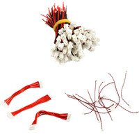 Rangkaian Kabel Khusus 1.25mm 2-14 Pin Male Female dengan Inti Tembaga dan Isolasi PVC untuk Baterai PCB Elektronik OEM