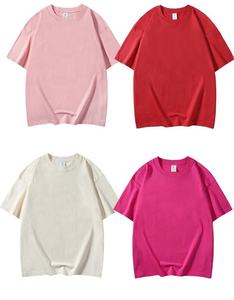 Áo thun nam JX-T7800 chất lượng cao 100% cotton, kiểu dáng rộng, thời trang đường phố mùa hè, in logo tùy chỉnh, chất liệu vải dệt kim 220 gram dành cho nam - Product Image 3