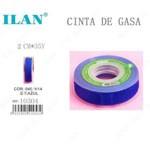 Nastro di garza ILAN 2 cm x 35 iarde blu di grado medico per uso di primo soccorso - Product Image 1