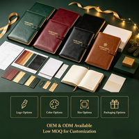 Ensemble cadeau de carnet d'affaires en PU personnalisé, logo en relief, emballage personnalisé, cadeau d'entreprise, carnet OEM ODM
