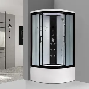 高品质现代4毫米钢化玻璃水力按摩浴室淋浴房