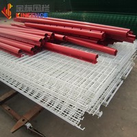 Panneaux de clôture de sécurité 3D en maille courbée Peach Post, prix usine, faciles à assembler pour la construction de clôtures de sécurité sur chantier
