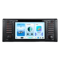 Lecteur CD/DVD de voiture Android 16 XTRONS 7 pouces pour BMW Série 5 E39 & M5, navigation GPS Octa-Core, caméra de recul, 4+64 Go, 4G mondial