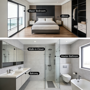 新非洲风格别墅设计：多层住宅建筑规划，带5个卧室和2个车库 - Product Image 3