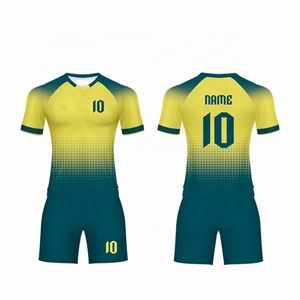 Conjunto Deportivo de Fútbol para Hombre, Personalizable con Logotipo, Transpirable, Tallas Grandes, Camiseta y Pantalones Cortos de Corte Holgado y Cómodo - Product Image 3