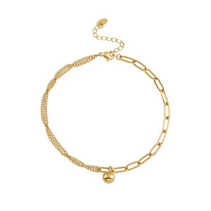 Populaire En Acier Inoxydable Cheville <span class=keywords><strong>Lot</strong></span> Chaîne Fille <span class=keywords><strong>Bracelet</strong></span> Fille <span class=keywords><strong>Femme</strong></span> En Ou 2024 Luxe Pour Les Femmes Custumaize - Product Image 1
