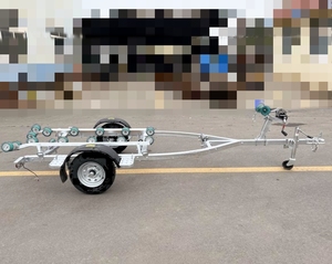 500KG Q355 4.05*1.55M <b>Yacht</b> Trailer Single Axle Load boat trailer - Product Image 3