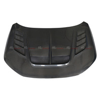 Pièces automobiles fournies par l'usine, accessoires de voiture, capot moteur en fibre de carbone noire pour Honda Civic Fl5