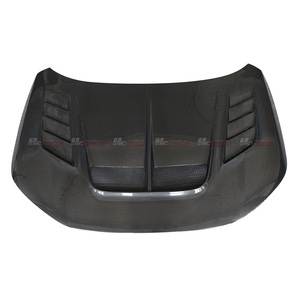 Pièces automobiles fournies par l'usine, accessoires de voiture, capot moteur en fibre de carbone noire pour Honda Civic Fl5 - Product Image 1