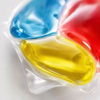 Capsules de lessive écologiques certifiées SASO, film hydrosoluble, nettoyage en profondeur, noir nuit, soin des tissus Abaya, OEM