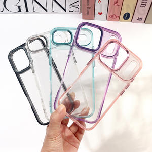 Coque de téléphone pour iPhone 17 avec cadre d'objectif et protection dorée, colle rainurée - Product Image 2