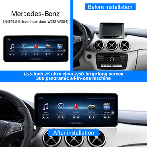 NGT4.5 e-level cuatro puertas W212 W204 Android Pantalla de coche 12,3 pulgadas CarPlay Android Auto <span class=keywords><strong>Bluetooth</strong></span> REPRODUCTOR DE DVD de coche para Mercedes Benz - Product Image 2