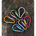 Colored Gourd Shaped Carabiner Aluminum Alloy Jewelry <b>Tool</b> For Diy Size 10 Hook Accessory - Product Image 5