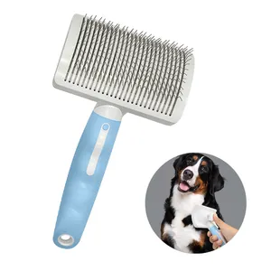 Herramienta de aseo para limpieza de perros y animales, removedor de pieles de mascotas, cepillo de pelo autolimpiante para perros y gatos