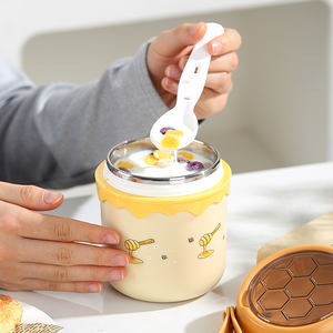 Bencircle B270 430ml Tasse à soupe mignonne en matériau alimentaire écologique, anti-fuite, compatible lave-vaisselle, design portable pour la maison et le bureau - Product Image 3