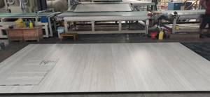 1200x2700mm pierre frittée <span class=keywords><strong>travertin</strong></span> turc blanc crémeux marbre carreaux de porcelaine pour salle à manger en plein air sous-sol jardin <span class=keywords><strong>escalier</strong></span> - Product Image 5