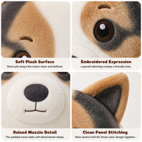 Fabricant de coussins en peluche personnalisés en forme de chien Corgi, jouet en peluche mignon pour enfants, coussin en peluche personnalisé