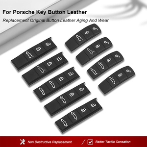 <span class=keywords><strong>Funda</strong></span> de goma para llave de coche, reemplazo de botón de control remoto para <span class=keywords><strong>Porsche</strong></span> Panamera Cayenne Macan 911 Taycan 718 <span class=keywords><strong>Boxster</strong></span> Cayman - Product Image 1
