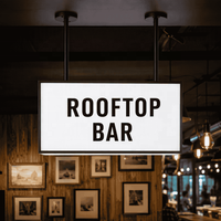 Enseigne lumineuse LED extérieure personnalisée en acrylique, étanche et rétroéclairée pour boulangerie et café