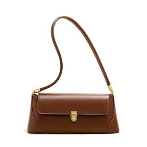 Sac à bandoulière multifonctionnel de style coréen pour femmes, sac à main décontracté de couleur unie, sac sous le bras pour affaires - Product Image 4