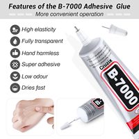 Colle transparente B7000 pour la fabrication de bijoux, 110 ml, adhésif multi-usages pour bijoux, colle pour strass sur tissu, artisanat DIY