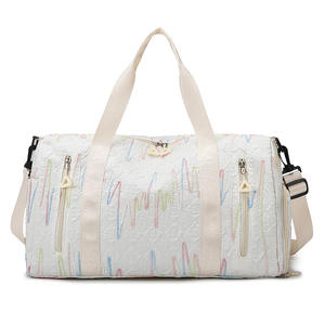 Bolsa de Viaje Ligera Oxford Unisex RUIQUWIN con Logotipo Personalizado, Compartimento Separado para Zapatos, Separación de Seco y Húmedo, Funda para Trolley, Bolsa de Gimnasio - Product Image 2