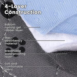 Tapis d'entraînement pour chiots lavables, antidérapants, imperméables et réutilisables, très absorbants, pour usage intérieur - Product Image 2