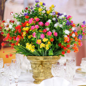 Plantes artificielles les plus vendues, feuilles d'eucalyptus, herbe de printemps, décorations florales de mariage en plein air - Product Image 2