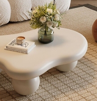 2025 Table basse en bois massif mobile moderne avec coin rond Design meubles de salon Table d'appoint ensemble pour un usage domestique