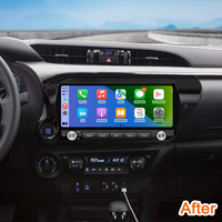 Nueva pantalla de radio para coche Android de 12.3 pulgadas para Toyota Hilux Revo 2015-2023, unidad principal para coche, monitor, reproductor multimedia, Carplay, navegación