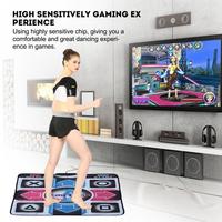 Tapis de danse pour enfants PC, antidérapant, durable, résistant à l'usure, tapis de danse TV avec USB, expérience de jeu haute sensibilité