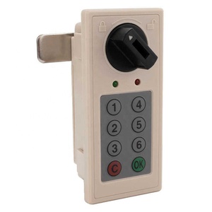 Cơ khí nhỏ kết hợp khóa tủ tập tin khóa bốn bánh tủ khóa tủ tập tin ABS + Hợp kim kẽm hiện đại đơn giản - Product Image 1