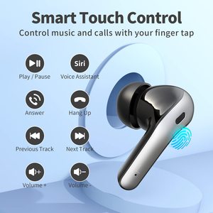 X08 LED Hiển Thị Điện Tai Nghe Với Sạc Không Dây Trường Hợp Trong Tai Earbuds Với Mic Cho TV Điện Thoại Thông Minh Máy Tính Xách Tay Máy Tính Thể Thao - Product Image 4