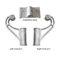 Support d'instrumentation OEM personnalisé de qualité supérieure, moulé en sable, en fonte/aluminium, conception robuste pour équipement industriel