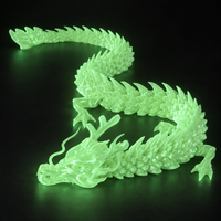 Figurine de dragon chinois articulée en plastique imprimé en 3D, fabriquée en Chine, disponible en plusieurs coloris, pour les 14 ans et plus, unisexe